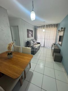 DS - Apartamento mobiliado no Vista do Atlântico no São Jorge, 2 quartos, com suíte