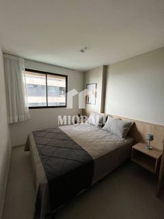 BD - Apartamentos quarto e sala mobiliado com vista mar no Wish Residence Jatiúca a uma quadra da praia