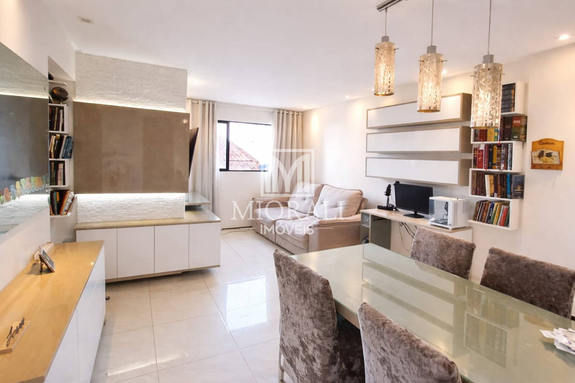 BD - Apartamento Portal do Sol I, 3 quartos com suíte perto do Colégio Santa Rosa, a 5 quadras da praia