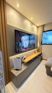 BD - Apartamento com suíte em andar alto no Residencial Pátio, vizinho ao Shopping, Antares