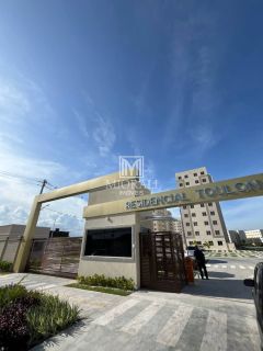 BD - Apartamento novo térreo com quintal, 2 quartos no Residencial Toulon perto do Shopping Pátio