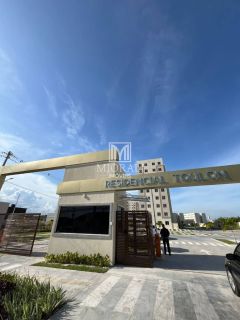 BD - Apartamento novo térreo com quintal, 2 quartos no Residencial Toulon perto do Shopping Pátio