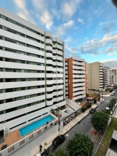 BD - Aluguel de apartamento 3 quartos no Edifício Vitor III Ponta Verde 100m² nascente com varanda