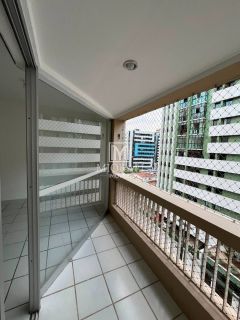 BD - Aluguel de apartamento 3 quartos no Edifício Vitor III Ponta Verde 100m² nascente com varanda