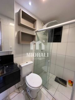 BD - Aluguel de apartamento 2 quartos com suíte no Residencial Paraíso das Águas Antares nascente com planejados