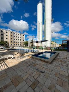 BD - Aluguel de apartamento 2 quartos com suíte no Residencial Paraíso das Águas Antares nascente com planejados