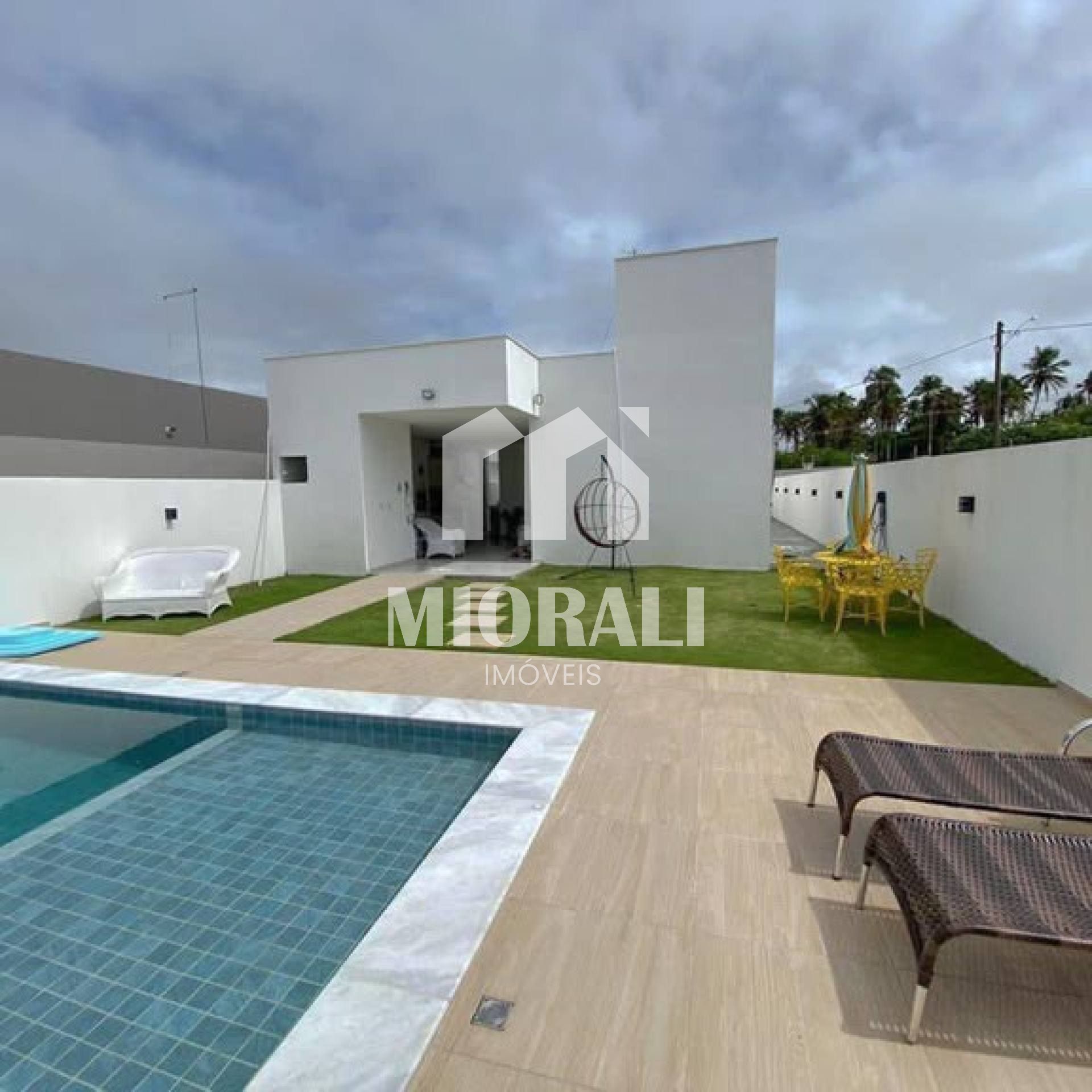 TM - Casa 3 quartos com suíte e piscina no Residencial Acquaville Paripueira a 300 metros da praia