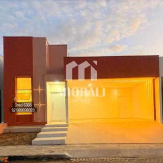 TM - Linda casa no Jardins Perucaba II - Arapiraca, com 3 quartos sendo 1 suíte master