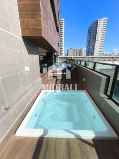 AV - Apartamento 1 quarto com vista para o mar, planejados, próximo ao Parque Shopping