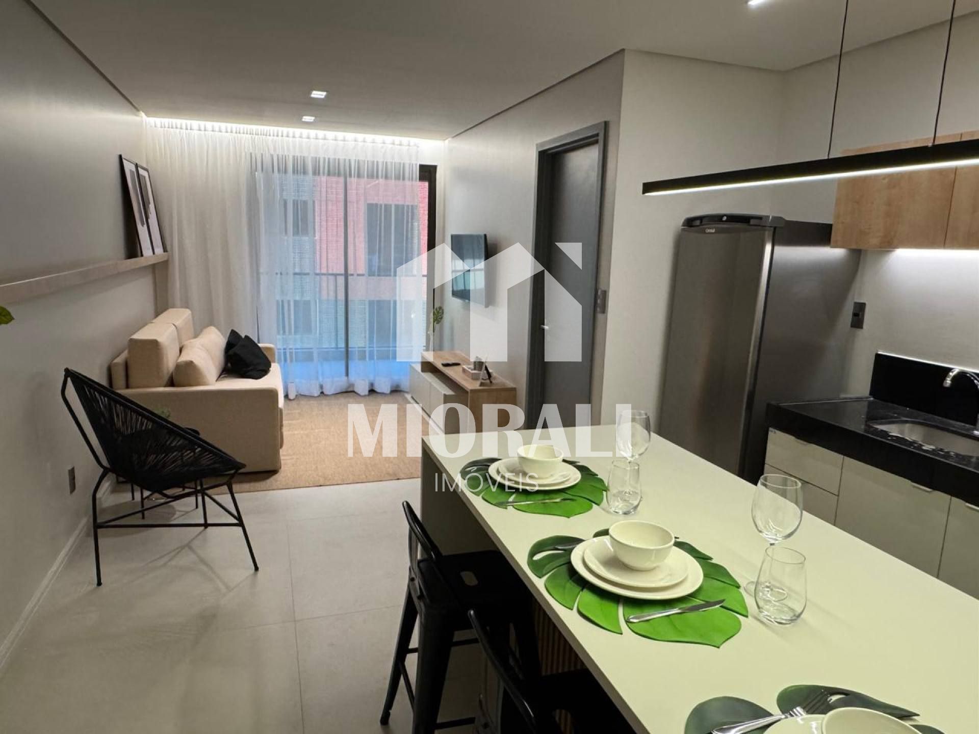 RL - Aluguel de apartamento mobiliado quarto e sala 50m² no Wish Jatiúca a 1 quadra da praia