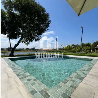 LT - Casa alto padrão 4 suítes em construção com piscina e rooftop no Vista Lagoa