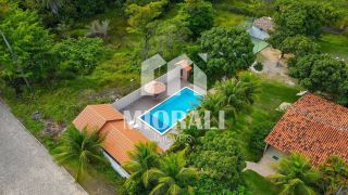 LT - Chácara 3000m² com piscina campo de futebol e 4 quartos na Barra de Santo Antônio, próximo ao mar e rio