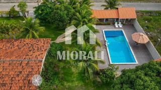 LT - Chácara 3000m² com piscina campo de futebol e 4 quartos na Barra de Santo Antônio, próximo ao mar e rio