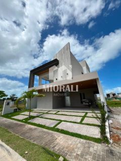 BD - Casa nova 3 suítes com piscina no Condomínio Angatu Barra Nova