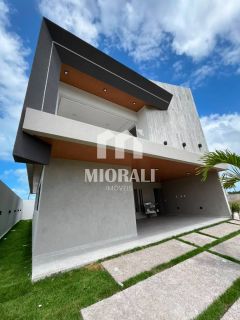 BD - Casa nova 3 suítes com piscina no Condomínio Angatu Barra Nova