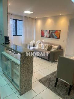 BD - Aluguel apartamento mobiliado quarto e sala na Ponta Verde a uma quadra da praia