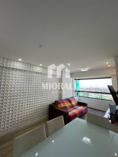 BD - Apartamento 3 quartos com suíte vista mar permanente no Nature Park próximo Aldebaran
