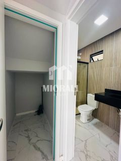 TM - Casa duplex 3 quartos com suíte e área gourmet em Barra Nova a 300 metros da praia