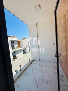 TM - Casa duplex 3 quartos com suíte e área gourmet em Barra Nova a 300 metros da praia