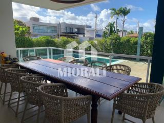 MV - Casa mobiliada com piscina e 5 suítes no Arquipélago do Sol em Barra de São Miguel próxima à praia