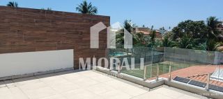 MV - Casa duplex mobiliado com rooftop e 4 quartos na Barra de São Miguel próximo à praia