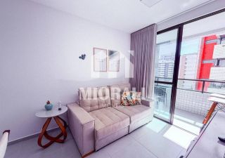 MV - Apartamento 2 quartos com suíte no Smart Stay Praça do Skate em Ponta Verde próximo à praia
