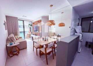 MV - Apartamento 2 quartos com suíte no Smart Stay Praça do Skate em Ponta Verde próximo à praia