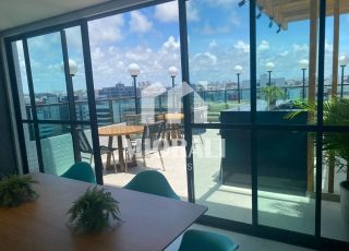 MV - Apartamento 2 quartos com suíte no Smart Stay Praça do Skate em Ponta Verde próximo à praia