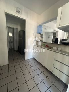 BR - Aluguel Apartamento mobiliado 1 suíte com 2 varandas e vista para o mar na Ponta Verde