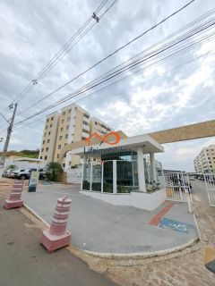 Alugo Apartamento Com 2/4, Mobiliado, Lado da Sombra e Bem Ventilado no Condomínio Parque Nascente.