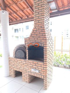 Alugo Apartamento Com 2/4, Mobiliado, Lado da Sombra e Bem Ventilado no Condomínio Parque Nascente.
