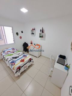 Alugo Apartamento Com 2/4, Mobiliado, Lado da Sombra e Bem Ventilado no Condomínio Parque Nascente.