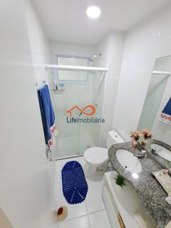 Alugo Apartamento Com 2/4, Mobiliado, Lado da Sombra e Bem Ventilado no Condomínio Parque Nascente.
