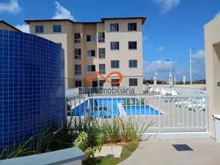 Apartamento Para Alugar no Condomínio Villa Natureza - Porto D'antas - Com 2/4, 3° Andar, Sombra.