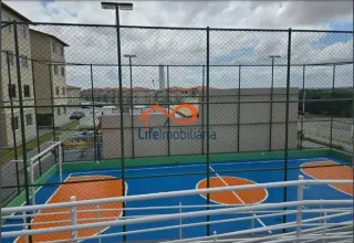 Apartamento Para Alugar no Condomínio Villa Natureza - Porto D'antas - Com 2/4, 3° Andar, Sombra.