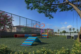 Apartamento Mobiliado à Venda no Condomínio Park Barra Mais Viver Com 2/4, Varanda e Área de Lazer Completa.