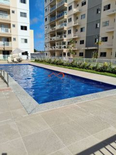 Apartamento Semi Mobiliado Para Alugar no Condomínio Jardim de Aruana Com 2/4 Sendo 1 Suíte