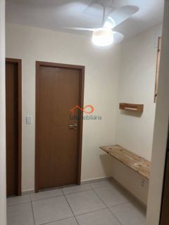 Apartamento Mobiliado no Condomínio Rebecca Milstein, 3º andar, 2 Dormitórios e Varanda Gourmet na Coroa do Meio