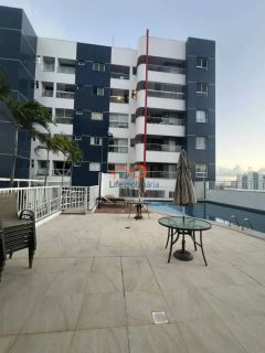 Apartamento Mobiliado no Condomínio Rebecca Milstein, 3º andar, 2 Dormitórios e Varanda Gourmet na Coroa do Meio