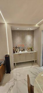 Apartamento à Venda no Condomínio Villa Jardins com 3/4 - 2 Salas e Móveis Planejados na Sala, Cozinha e Quarto no Bairro Jabotiana - Aracaju/SE