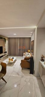 Apartamento à Venda no Condomínio Villa Jardins com 3/4 - 2 Salas e Móveis Planejados na Sala, Cozinha e Quarto no Bairro Jabotiana - Aracaju/SE