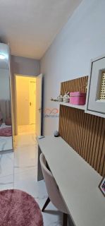 Apartamento à Venda no Condomínio Villa Jardins com 3/4 - 2 Salas e Móveis Planejados na Sala, Cozinha e Quarto no Bairro Jabotiana - Aracaju/SE