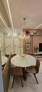 Apartamento à Venda no Condomínio Villa Jardins com 3/4 - 2 Salas e Móveis Planejados na Sala, Cozinha e Quarto no Bairro Jabotiana - Aracaju/SE