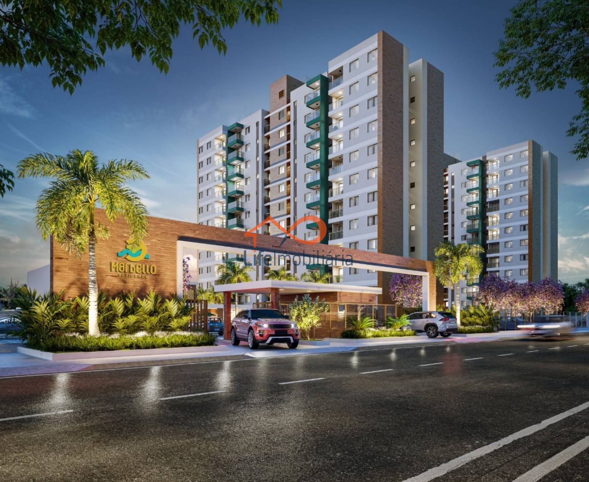 Apartamento mobiliado para alugar no Condomínio Marbello Residence na Coroa do Meio - Aracaju/SE