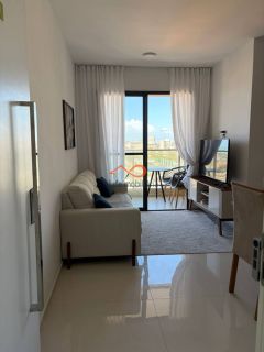 Apartamento mobiliado para alugar no Condomínio Marbello Residence na Coroa do Meio - Aracaju/SE