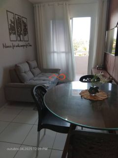 Apartamento Mobiliado Para Locação no Condomínio Acqua Ville Residence - Barra dos Coqueiros/SE
