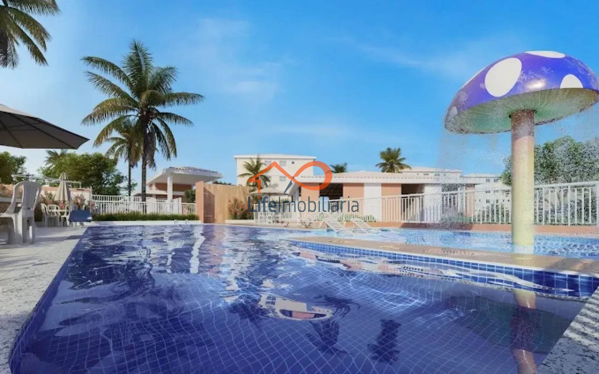 Apartamento no 3º andar à venda no Villas da Praia Condomínio Clube na Barra dos Coqueiros-SE