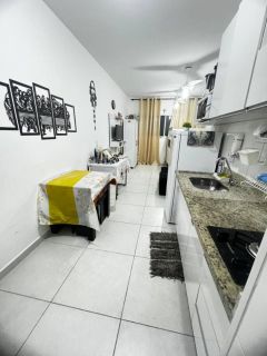 Kitnet localizada no 6º andar, no Condomínio da Fé