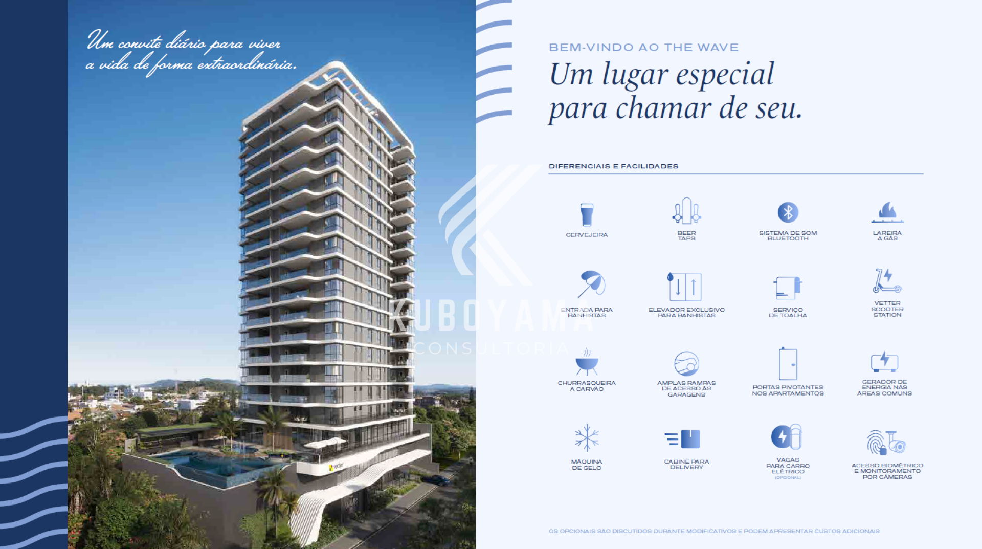 Piçarras | 3 suítes | Edifício The Wave | Vetter