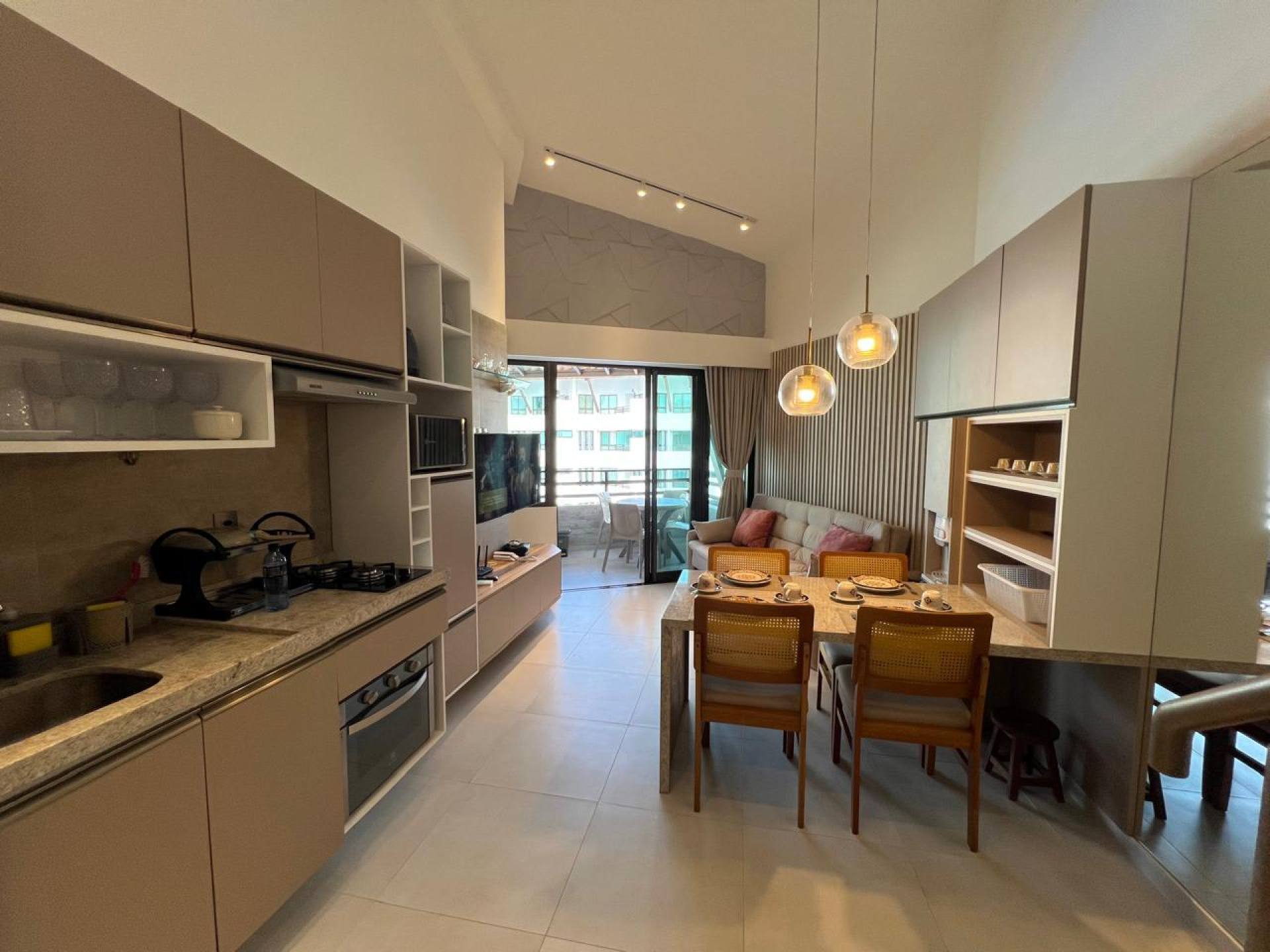 APARTAMENTO MOBILIADO EM TAMANDARÉ | CONDOMÍNIO PÉ NA AREIA